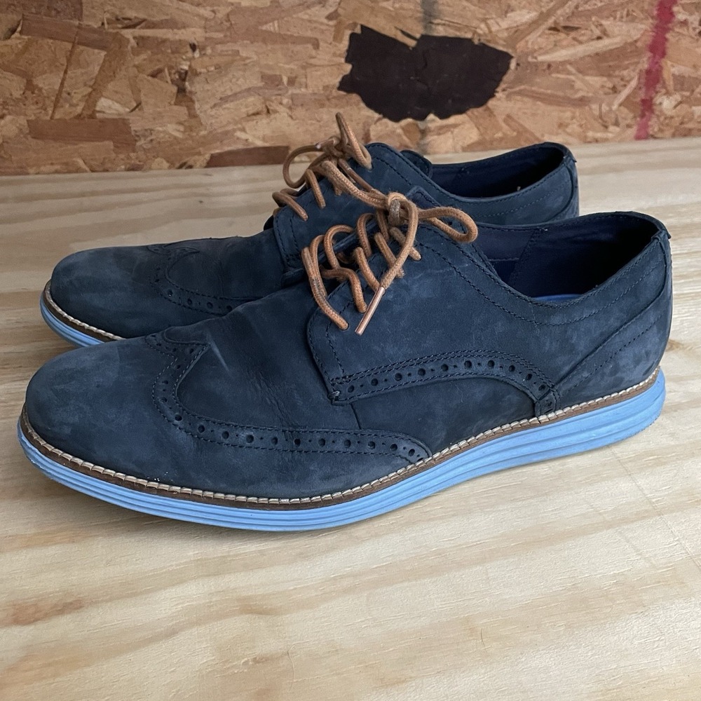 Cole‎ Haan Zerogrand Wingtip Oxford Shoes Men's 10 Suede Casual Sneakers